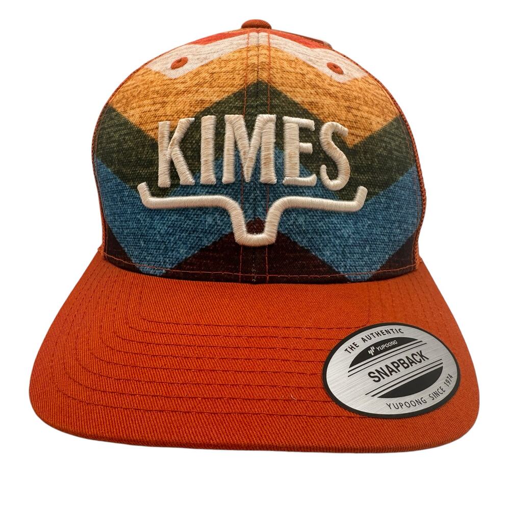 KIMES Colored Zig Zag Mesh Trucker Hat New with tags